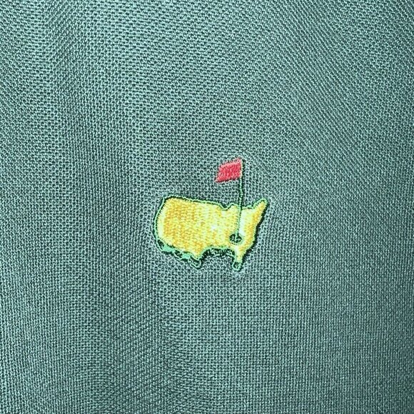 Masters Golf‎ Shirt Mens Size XL Green Polo Golf 60s Two Ply Mercerized - Picture 5 of 7